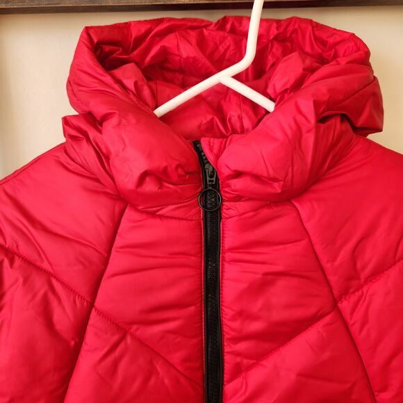 Urban Republic Girl's Red Quilted Hooded Puffer Winter Jacket Kid Size L / 14-16 - Picture 2 of 4